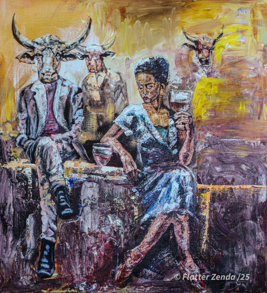 Dinner with the Patriarch painting by Flatter Zenda